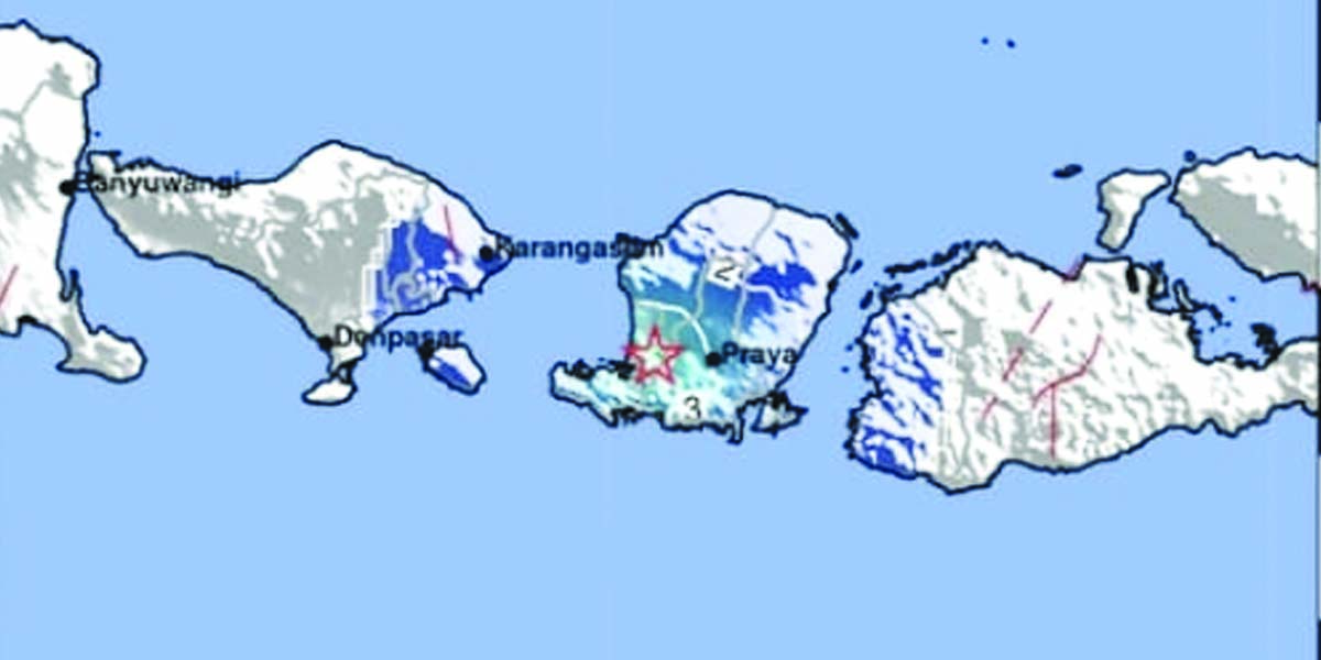 Gempa Di Mataram Getaran Dirasakan Hingga Karangasem Di Bali