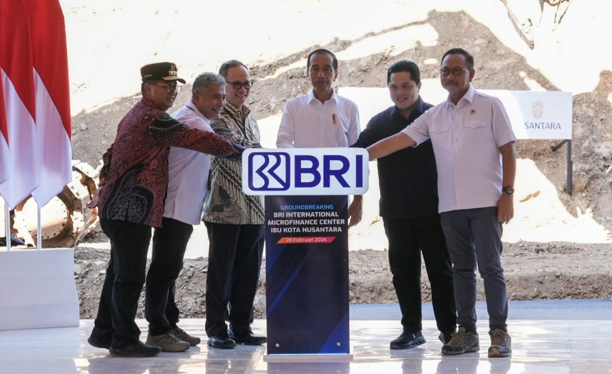 Presiden Jokowi Lakukan Groundbreaking BRI International Microfinance