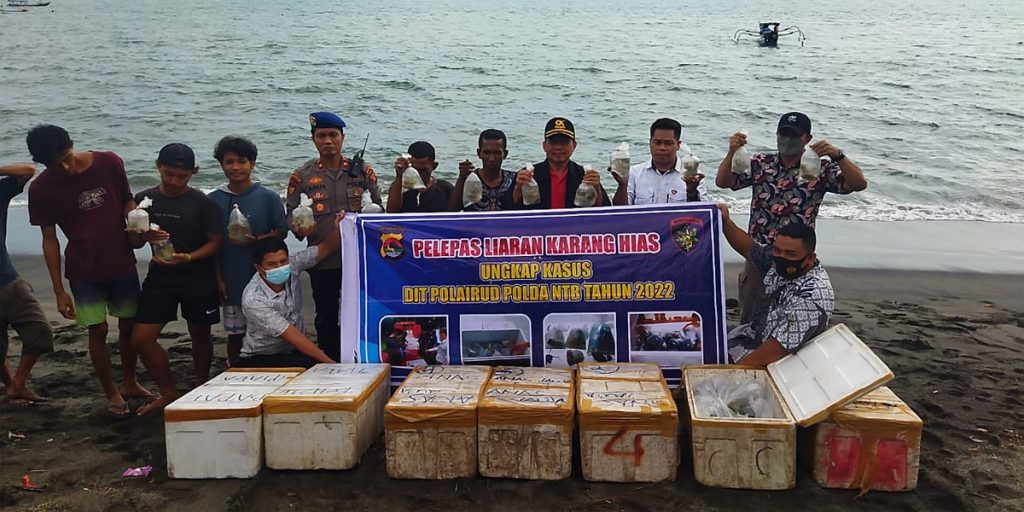 KKP-Polri Gagalkan Penyelundupan Karang Hias di Lombok - polairud ntb - www.indopos.co.id