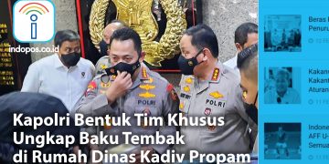 BREAKING NEWS: Kapolri Bentuk Tim Khusus Ungkap Baku Tembak di Rumah Dinas Kadiv Propam - Cover BREAKING NEWS INDOPOS 2 - www.indopos.co.id