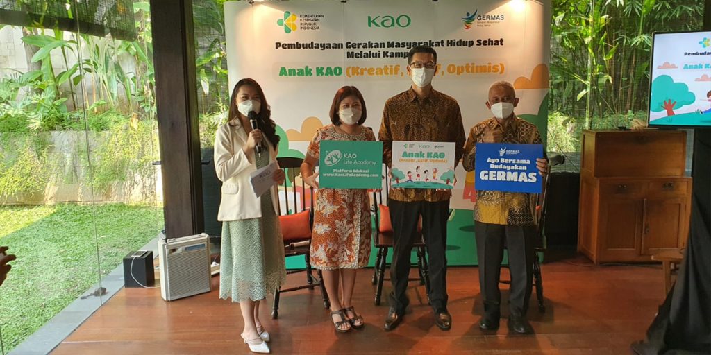 Kolaborasi Kao Indonesia-Kemenkes Kampanyekan Edukasi Anak KAO - GERMAS - www.indopos.co.id