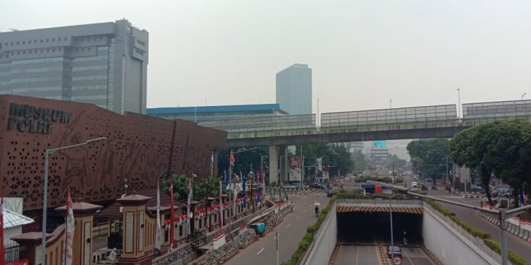 Cuaca di Jakarta cerah berawan. Foto: Dokumen INDOPOS.CO.ID