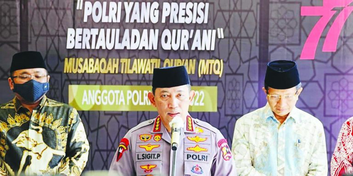Kapolri Ungkap Sosok Fahmi Alamsyah, Ternyata Lebih Sering Bersama Sambo - kapolri mtq - www.indopos.co.id