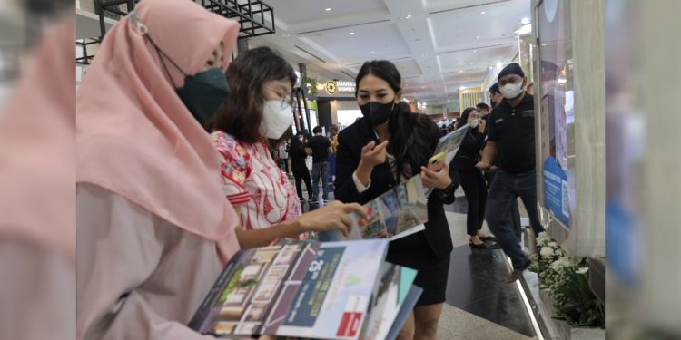 Pameran Indonesia Properti Expo bertajuk ‘KPR BTN Merdeka’ di JCC, Senayan. Foto: PT. Adhouse Clarion Events untuk indopos.co.id