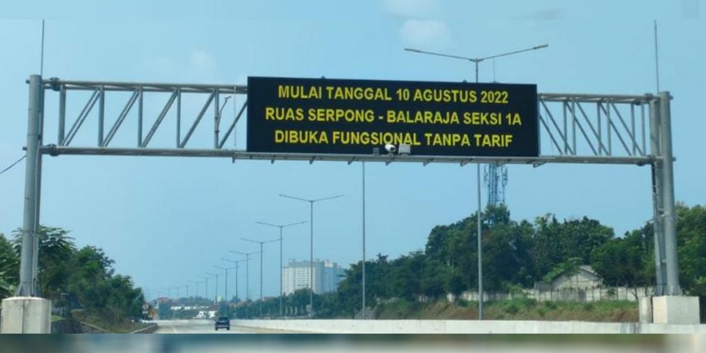 Dukung Perhelatan GIIAS 2022, Tol Serbaraja Paket 1A Dibuka untuk Umum - tol serbaraja1 - www.indopos.co.id