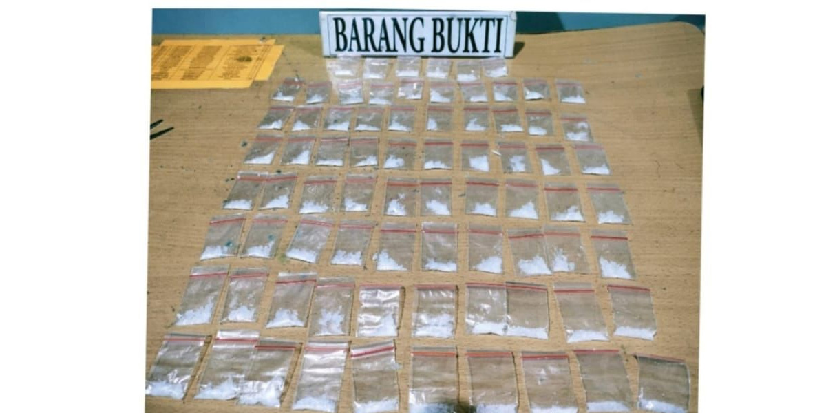 76 Paket Narkotika Jenis Sabu Berhasil Diamankan Polres Cilegon - barbuk sabu - www.indopos.co.id