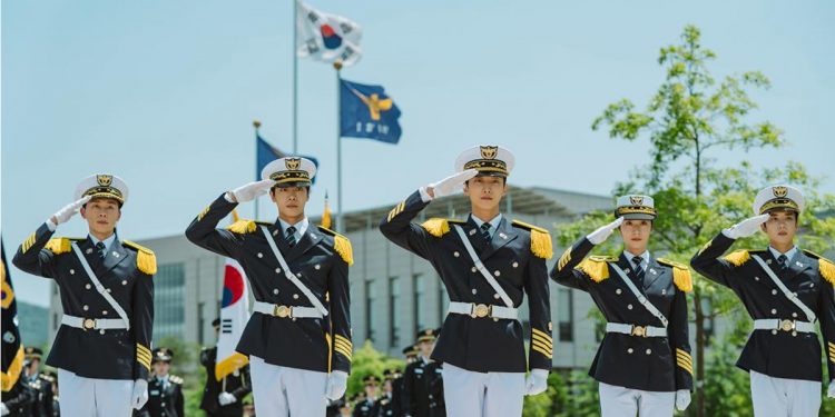 Drama Korea berjudul Police University (2021). (Dok layanan streaming Viu)
