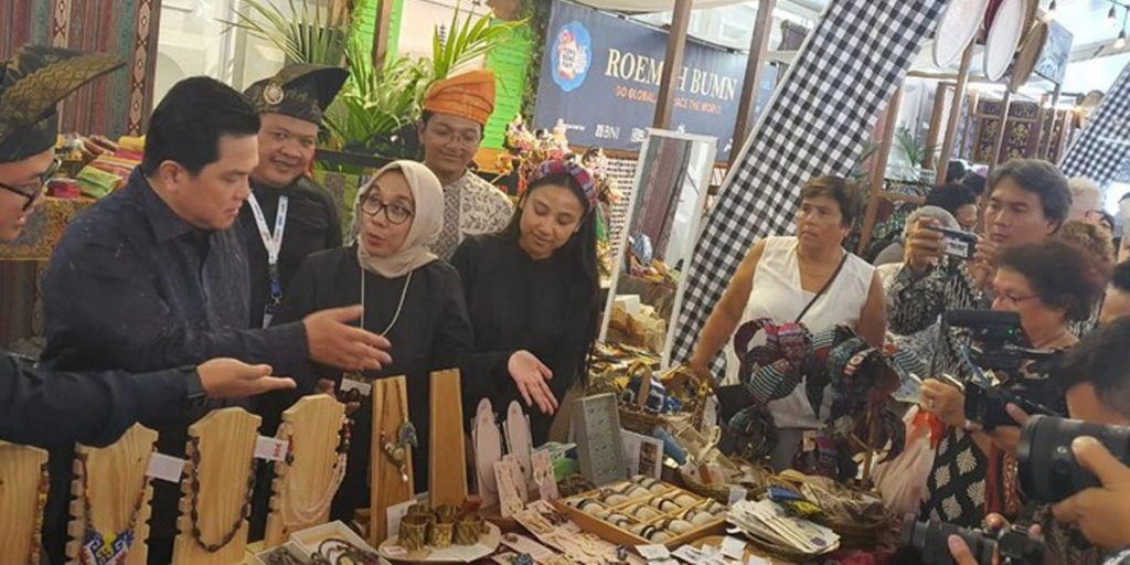ET Kobarkan Semangat UMKM Binaan Pertamina di Tong Tong Fair Belanda - erick thohir - www.indopos.co.id