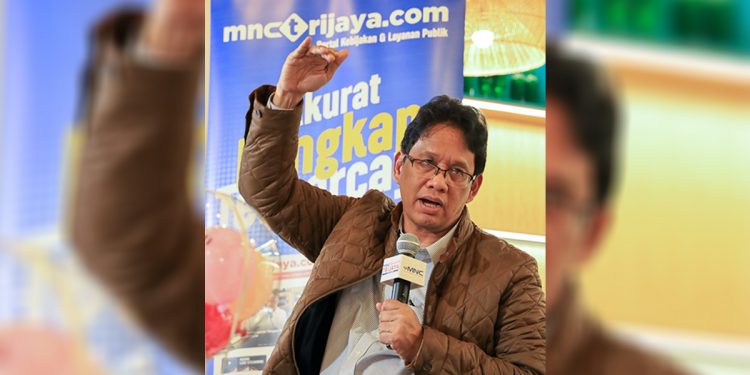 Ketua Dewan Komisioner Lembaga Penjamin Simpanan (LPS) Purbaya Yudhi Sadewa, saat menjadi pembicara di Radio Trijaya FM, pada Senin (26/9/2022). Foto: LPS untuk INDOPOS.CO.ID