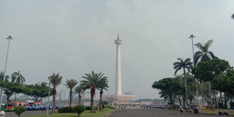 Cuaca di Jakarta cerah berawan (dok INDOPOS.CO.ID)