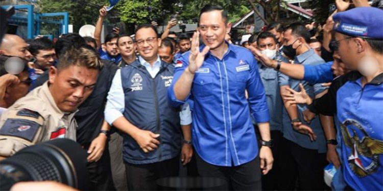 Gubernur DKI Jakarta Anies Baswedan bertemu Ketua Umum Partai Demokrat, Agus Harimurti Yudhoyono (AHY) di Kantor DPP Demokrat, Jakarta. (Instagram/@agusyudhoyono)