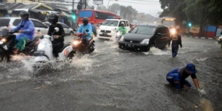 Ilustrasi banjir di Jakarta. Foto: dok INDOPOS.CO.ID