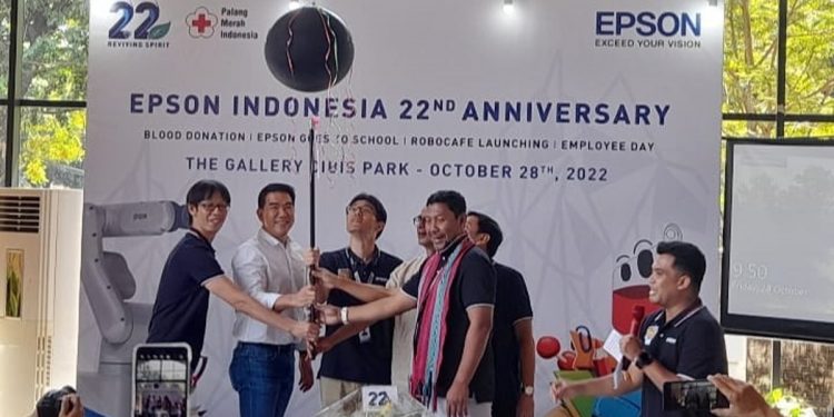 Epson mendukung program sosial dengan berkolaborasi dengan organisasi sosial yakni PMI dalam melakukan program Blood Donation (Donor darah) yang dilakukan di beberapa lokasi. Foto: Epson Indonesia for INDOPOS.CO.ID