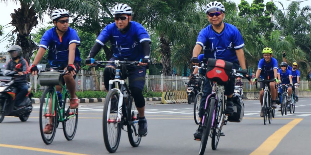 Kenalkan Wisata Banten, Panasonic GOBEL Dukung Gowes Sumpah Pemuda - gowes sepeda - www.indopos.co.id