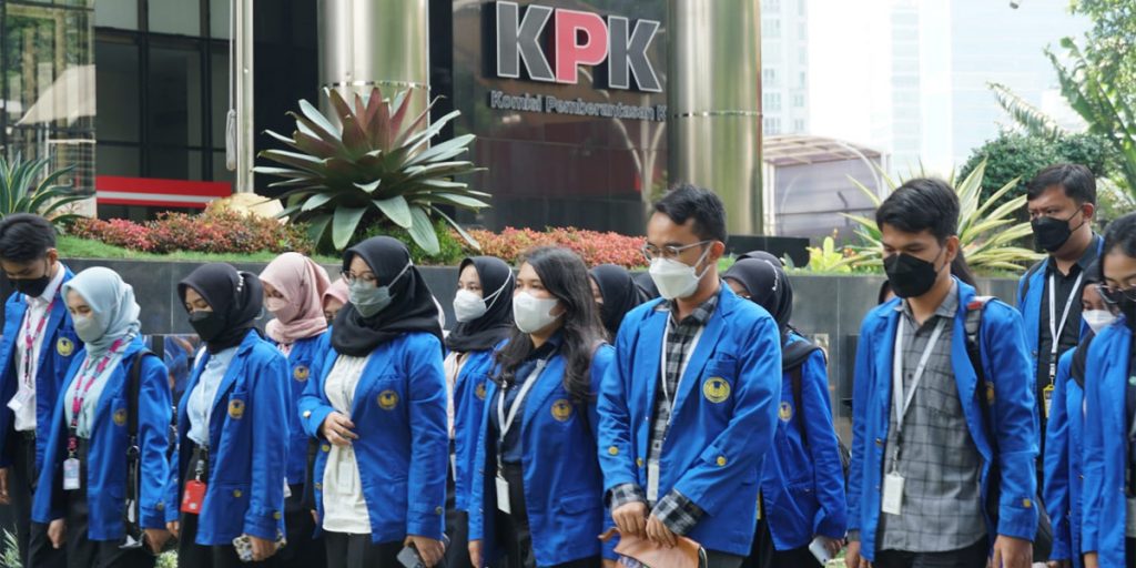 KPK Terima Kunjungan 66 Mahasiswa PKN STAN - mahasiswa demo kpk - www.indopos.co.id