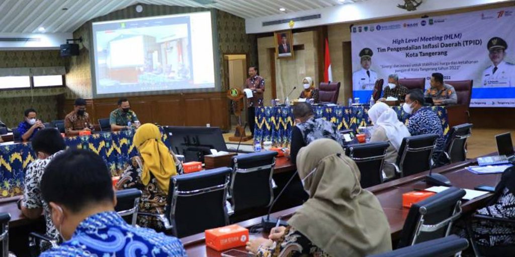 Kendalikan Dampak Inflasi, TPID Kota Tangerang Gelar High Level Meeting - pemkot tangerang - www.indopos.co.id