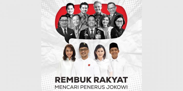 Ada sembilan tokoh yang menjadi kandidat dalam rembuk rakyat untuk mencari penerus Jokowi yang dilakukan Partai Solidaritas Indonesia (PSI). Foto: Istimewa