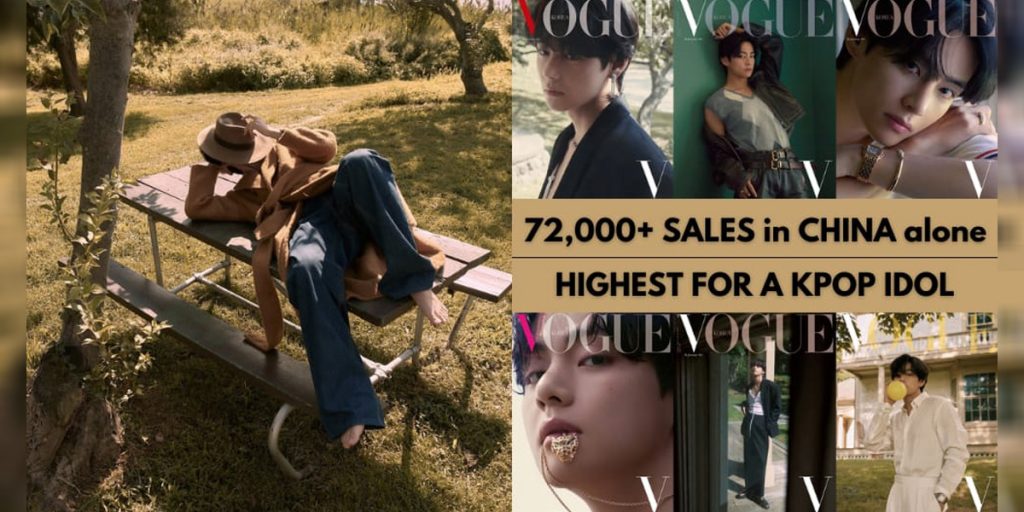 Pecahkan Rekor, Sampul 'Vogue Korea' V BTS Tembus 72.000 Penjualan di China - vogue bts - www.indopos.co.id