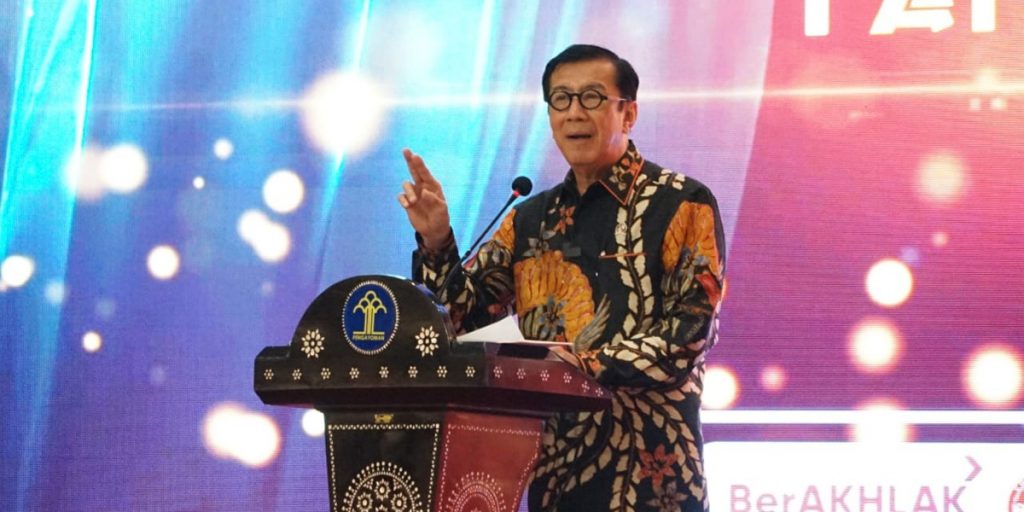 Yasonna Tekankan Pentingnya Pendokumentasian dan Sosialisasi Kebijakan Hukum - yasonna - www.indopos.co.id