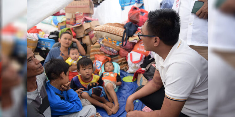 Gerakan Nusantara Bersatu menyalurkan bantuan kemanusiaan kepada korban gempa Cianjur, Jawa Barat. Foto: Ist