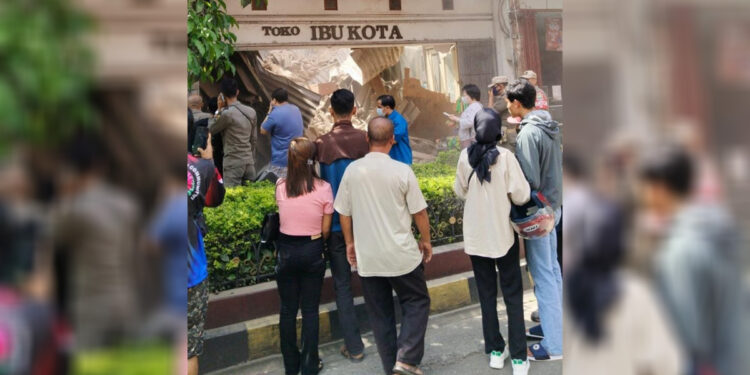 Kondisi bangunan rusak akibat dampak gempa berkekuatan magnitudo 5,6 mengguncang Cianjur. Foto: Dok BPBD Kabupaten Cianjur