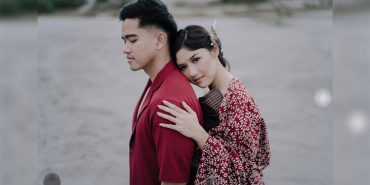 Kaesang Pangarep bersama calon istrinya Erina Gudono. Foto: Instagram/@kaesangp