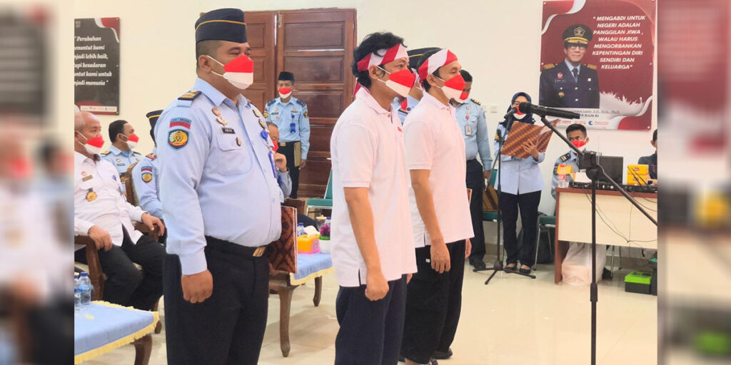 Dua Napi Terorisme di Lapas Kelas 1 Tangerang Ikrar Setia NKRI - napiter ikrar nkri - www.indopos.co.id
