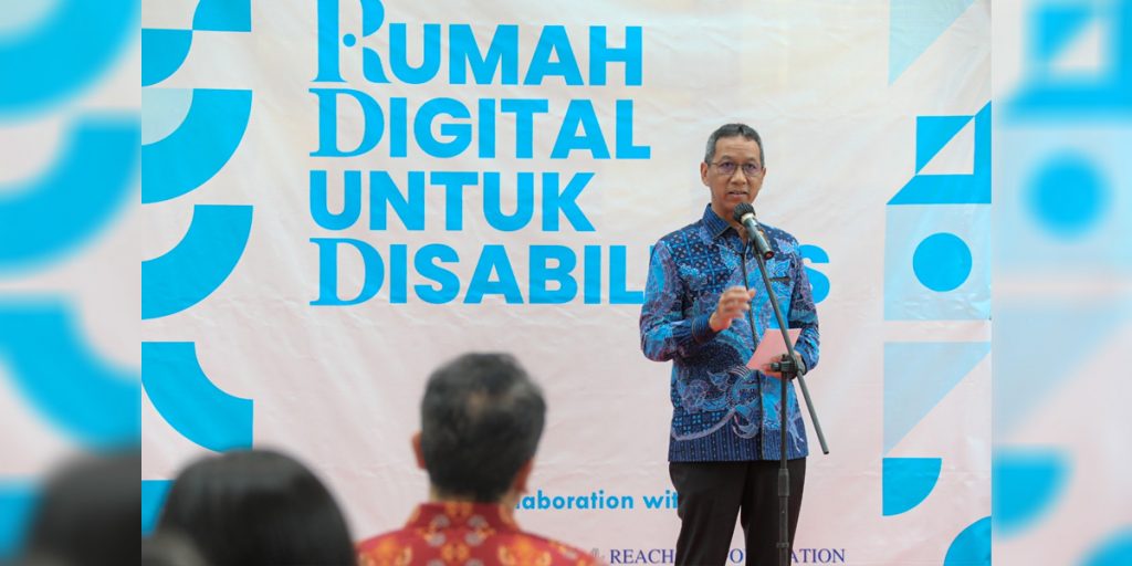 Hadirkan Kesetaraan, Pj Gubernur Heru Resmikan Rumah Digital untuk Disabilitas - pj heru - www.indopos.co.id
