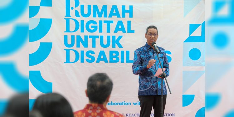 Penjabat (Pj) Gubernur DKI Jakarta, Heru Budi Hartono meresmikan Rumah Digital untuk Disabilitas. Foto: Pemprov DKI Jakarta