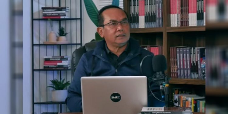Pendiri Saiful Mujani Research and Consulting (SMRC) Prof Dr Saiful Mujani, MA (Youtube SMRC)