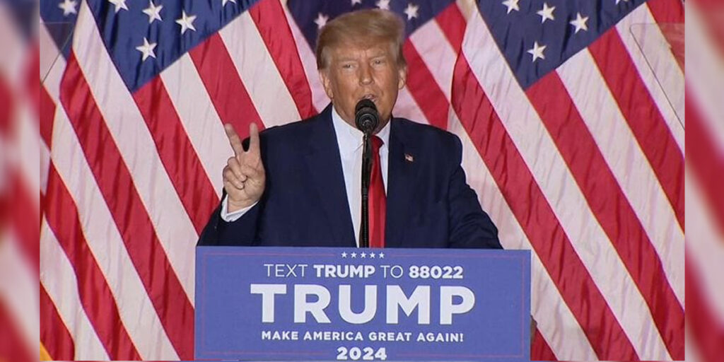 Donald Trump Umumkan Pencalonan Kembali pada Pilpres AS 2024 - trump - www.indopos.co.id