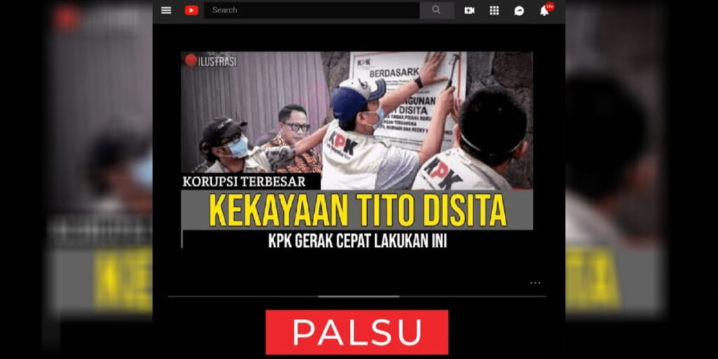 KPK Klarifikasi Beredarnya Video Hoaks Penyitaan kepada Pihak Tertentu - video hoaks - www.indopos.co.id