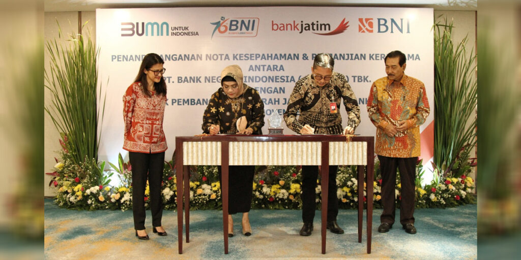 Support Ekonomi Digital, BNI dan Bank Jatim Bersinergi - bni 2 - www.indopos.co.id