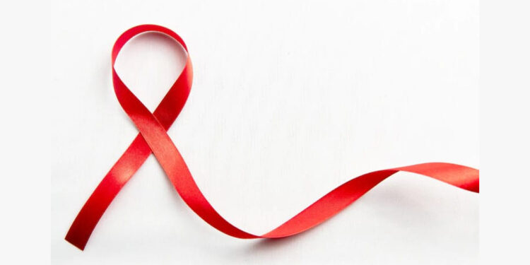 Ilustrasi pita merah simbol kampanye pencegahan HIV/AIDS. Foto: Freepik
