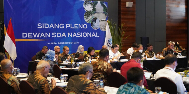Sidang Pleno Dewan Sumber Daya Air (SDA) Nasional, di Jakarta, Selasa (20/12/2022). Foto: Istimewa