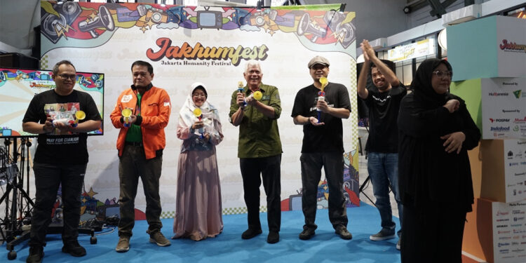Perhelatan Jakarta Humanity Festival (Jakhumfest) 2023 telah resmi dibuka di Pos Bloc, Pasar Baru, Jakarta Pusat, pada Minggu (29/1/2023). Foto: Humas Dompet Dhuafa