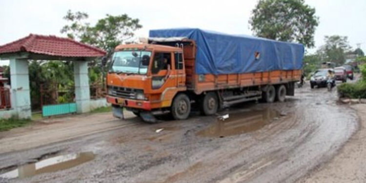 Jalan rusak di Kabupaten Lebak (Ist)