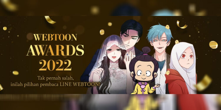 LINE WEBTOON Indonesia belum lama ini menyelenggarakan LINE WEBTOON Awards 2022. Foto: LINE WEBTOON Indonesia for INDOPOS.CO.ID