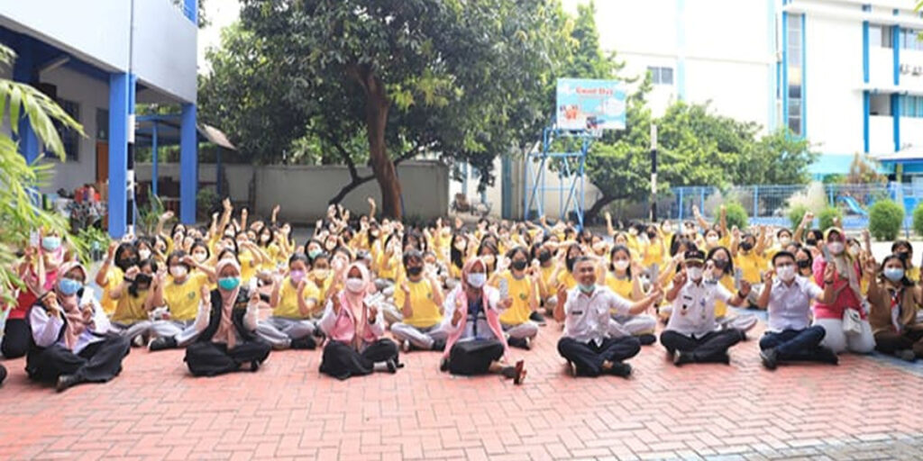 Cegah Stunting, Dinkes Kota Tangerang Berikan Penyuluhan Gizi di Sekolah - siswa tgr - www.indopos.co.id