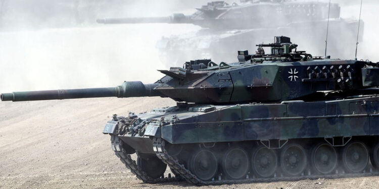 Tank Leopard 2 buatan Jerman. Foto: news.sky.com
