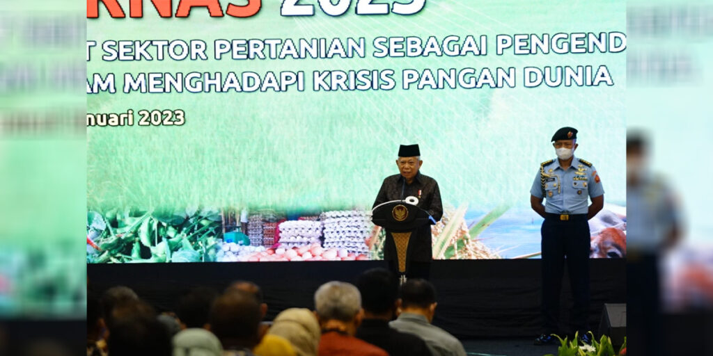 Rakernas 2023, Wapres Dorong Wujudkan Pertanian Kuat dan Pengendalian Inflasi Pangan - wapres - www.indopos.co.id