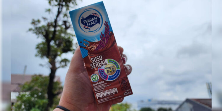 PT Frisian Flag Indonesia (FFI) secara resmi meluncurkan produk susu siap minum terbarunya FRISIAN FLAG® Susu Sereal rasa cokelat. Foto: PT Frisian Flag Indonesia for INDOPOS.CO.ID