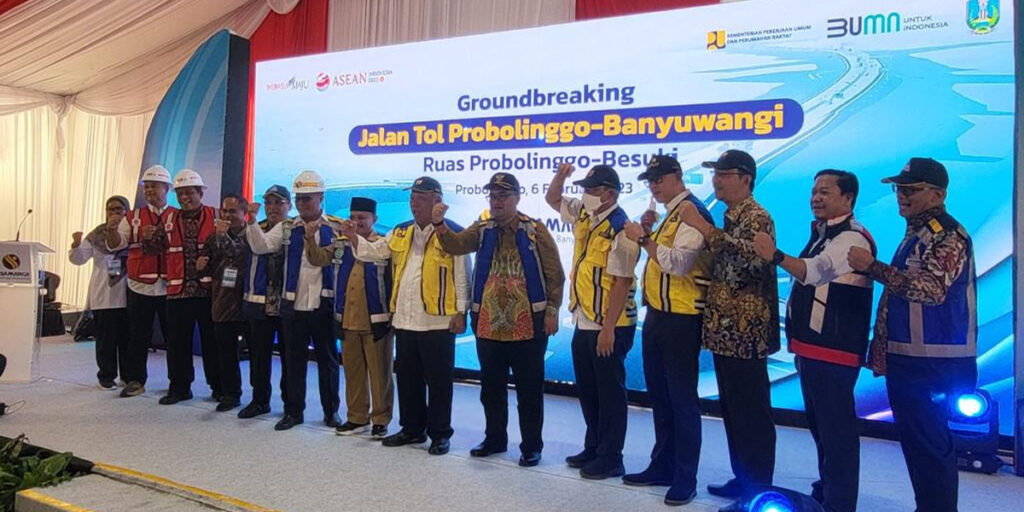 Groundbreaking Tol Probolinggo, Brantas Abipraya Targetkan Selesai 2024 - tol probolinggo - www.indopos.co.id