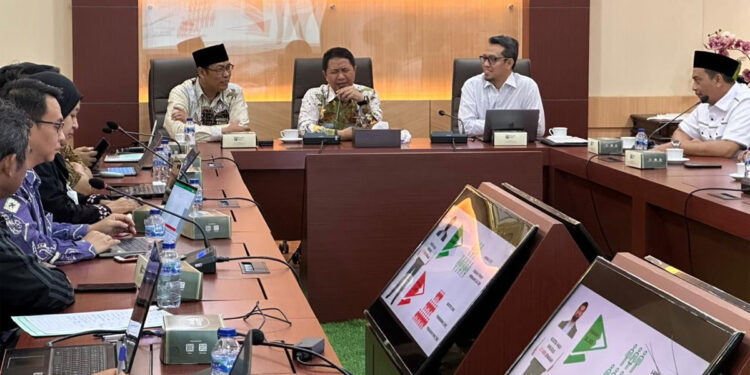 Ditjen Penyelenggaraan Haji dan Umrah (PHU) menggelar Rapat Koordinasi Persiapan Penyelenggaraan Ibadah Haji Khusus di Jakarta. Foto: Humas Kemenag