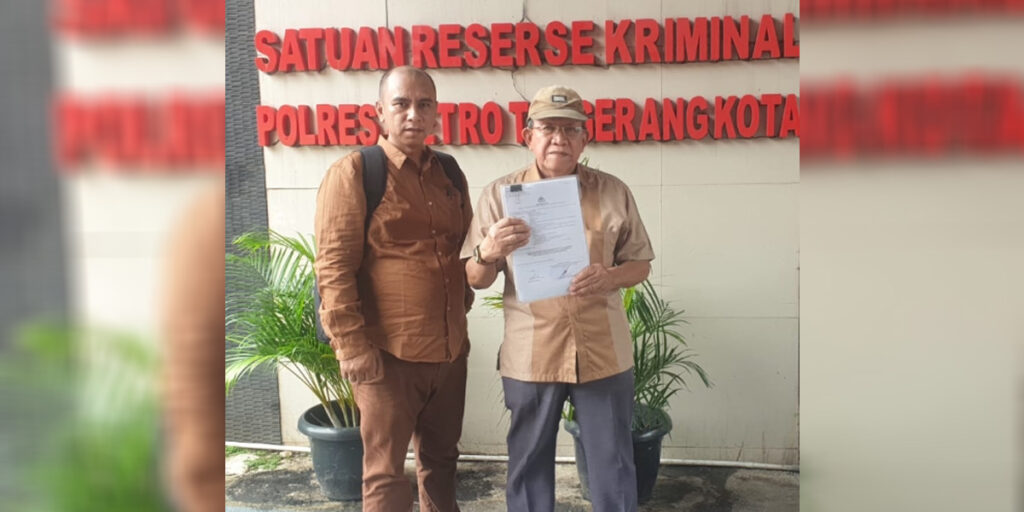 Diduga Gelapkan Tanah Wakaf, Eks Camat Laporkan Ketum Yayasan AL-MU’IN ke Polres Metro Tangerang - laporan - www.indopos.co.id