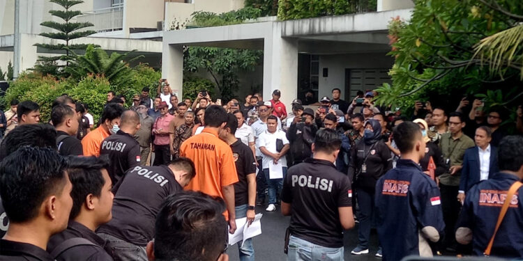 Polisi menggelar rekonstruksi kasus penganiayaan yang dilakukan Mario Dandy Satriyo terhadap Cristalino David Ozora. Foto: Ist