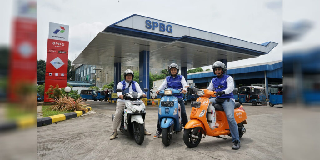 PGN Uji Coba Efisiensi dan Realibilitas Motor CNG, Berhasil Tempuh 38,7 Km/liter - pgn spbg - www.indopos.co.id