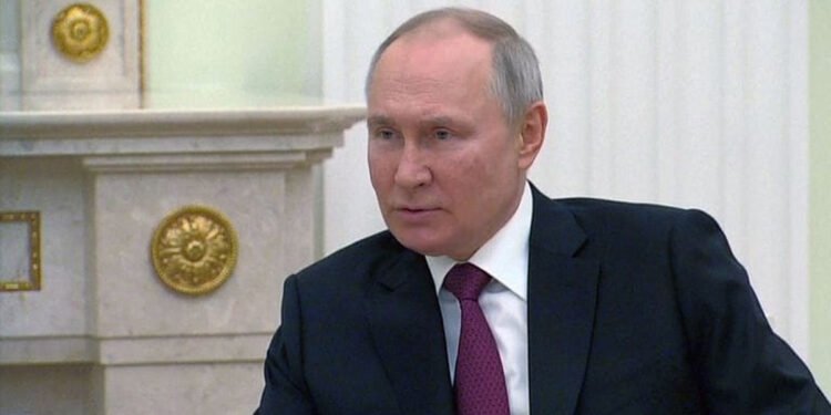 Presiden Rusia Vladimir Putin. (Sky News)