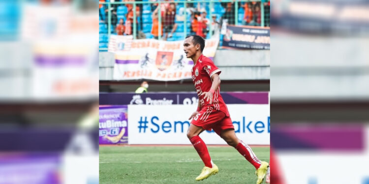 Gelandang sayap Persija Jakarta, Riko Simanjuntak. Foto: Instagram/@persija