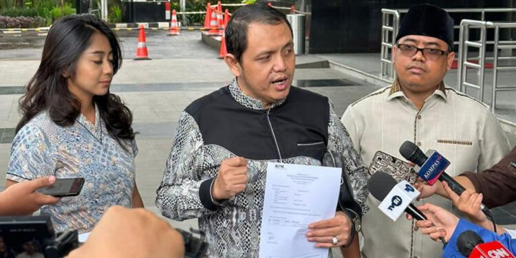 Ketua Komisi Pemberantasan Mafia Hukum (KPMH) Aulia Fahmi bersama Eksekutif KPMH Muannas Alaidi di Jakarta. Foto: Istimewa